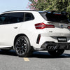 SOOQOO BMW X3 G45 Rear Bumper Inserts In Prepreg Carbon Fiber