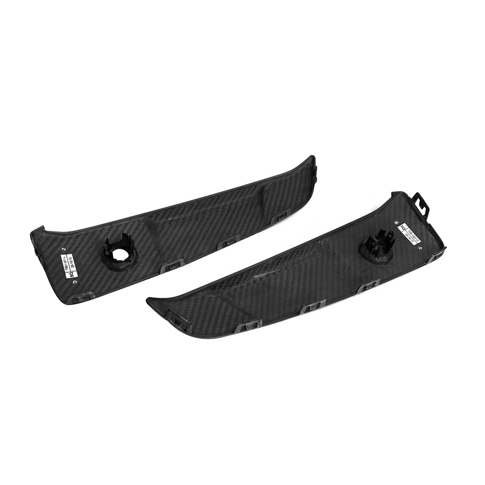 SOOQOO BMW X3 G45 Rear Bumper Inserts In Prepreg Carbon Fiber