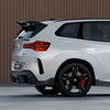 SOOQOO BMW X3 G45 Rear Window Fins In Prepreg Carbon Fiber