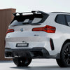 SOOQOO BMW X3 G45 Rear Window Fins In Prepreg Carbon Fiber