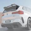 SOOQOO BMW X3 G45 Rear Window Fins In Prepreg Carbon Fiber