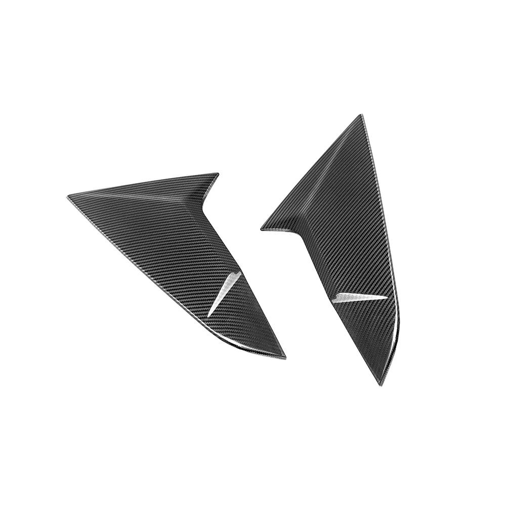 SOOQOO BMW X3 G45 Rear Window Fins In Prepreg Carbon Fiber