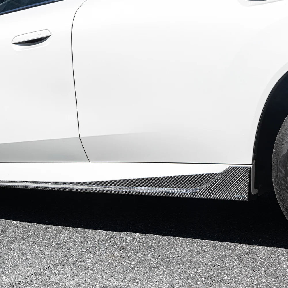 SOOQOO BMW X3 G45 Side Skirt In Prepreg Carbon FIber