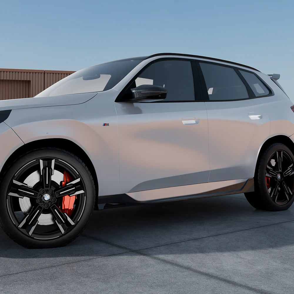SOOQOO BMW X3 G45 Side Skirt In Prepreg Carbon FIber