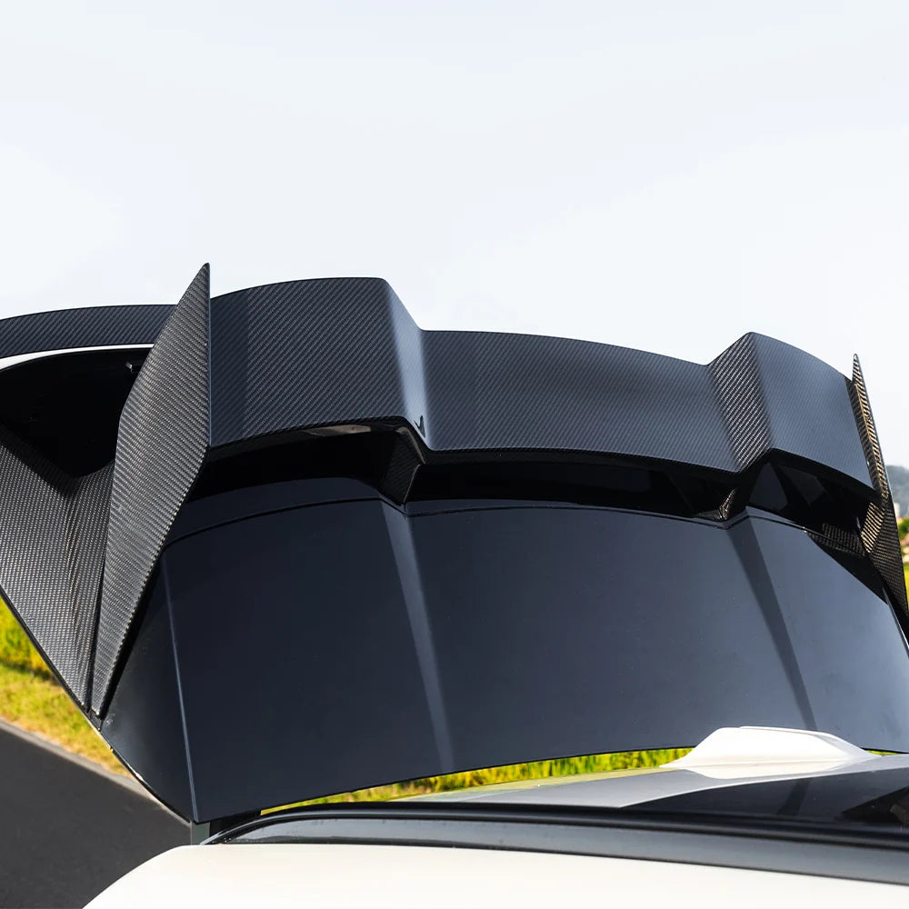 SOOQOO BMW X3 G45 Roof Spoiler in Prepreg Carbon Fiber