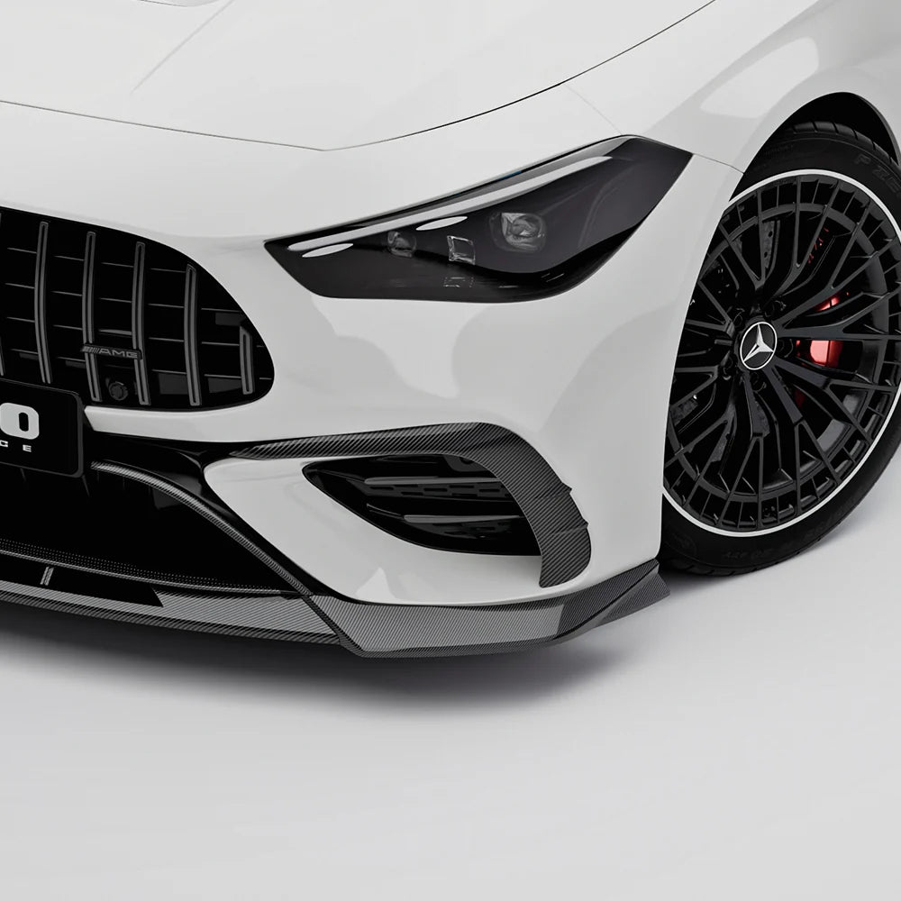 SOOQOO MERCEDES-AMG CLE 53 C236 Front Bumper Inserts In Prepreg Carbon Fiber