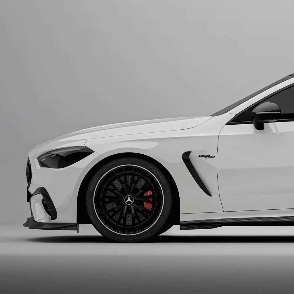 SOOQOO MERCEDES-AMG CLE 53 C236 Side Skirt In Prepreg Carbon Fiber