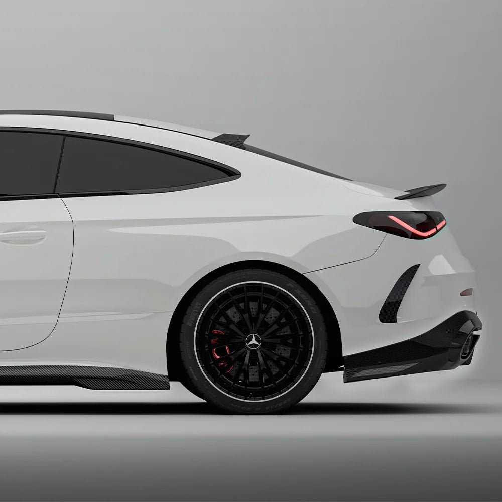 SOOQOO MERCEDES-AMG CLE 53 C236 Side Skirt In Prepreg Carbon Fiber