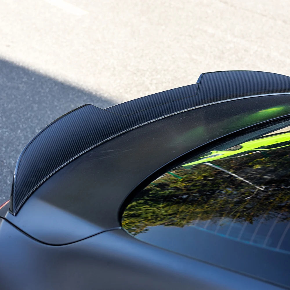 SOOQOO MERCEDES CLE C236 Rear Spoiler In Prepreg Carbon Fiber