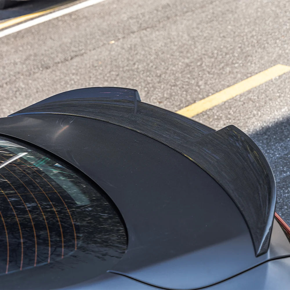 SOOQOO MERCEDES CLE C236 Rear Spoiler In Prepreg Carbon Fiber