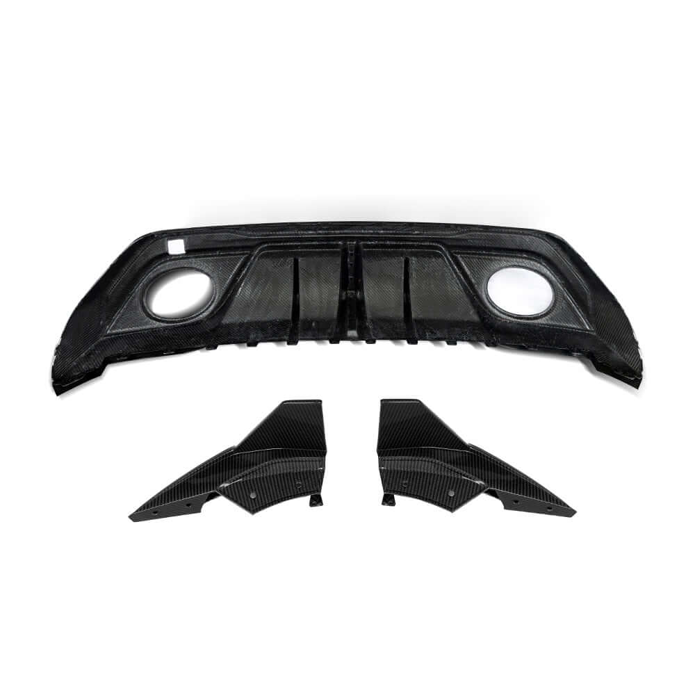 SOOQOO AUDI RS3 Sportback 8Y Facelift Rear Diffuser In Prepreg Carbon Fiber