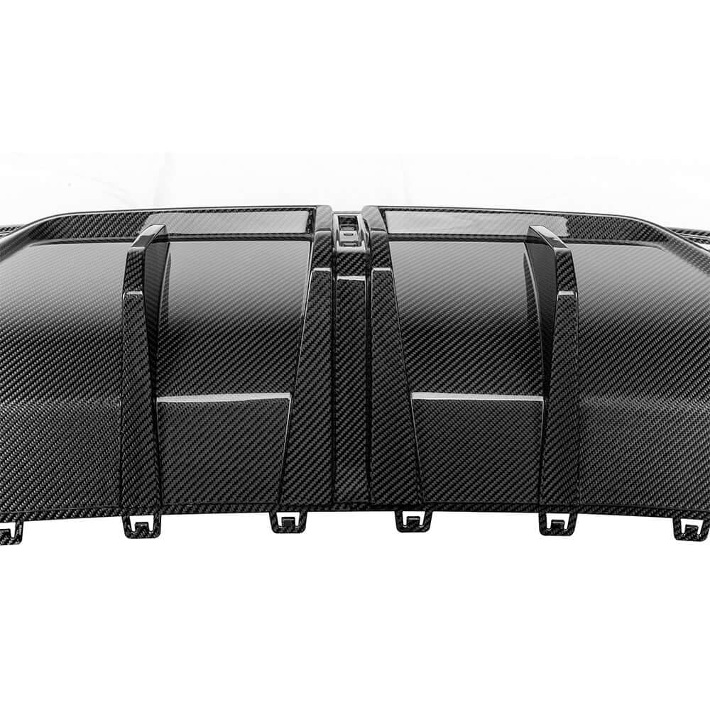 SOOQOO AUDI RS3 Sportback 8Y Facelift Rear Diffuser In Prepreg Carbon Fiber