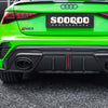 SOOQOO AUDI RS3 Sportback 8Y Facelift Rear Diffuser In Prepreg Carbon Fiber