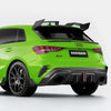 SOOQOO AUDI RS3 Sportback 8Y Facelift Rear Diffuser In Prepreg Carbon Fiber