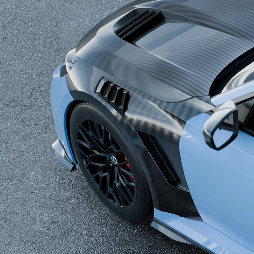 SOOQOO BMW M2 G87 Side Fenders In Prepreg Carbon Fiber