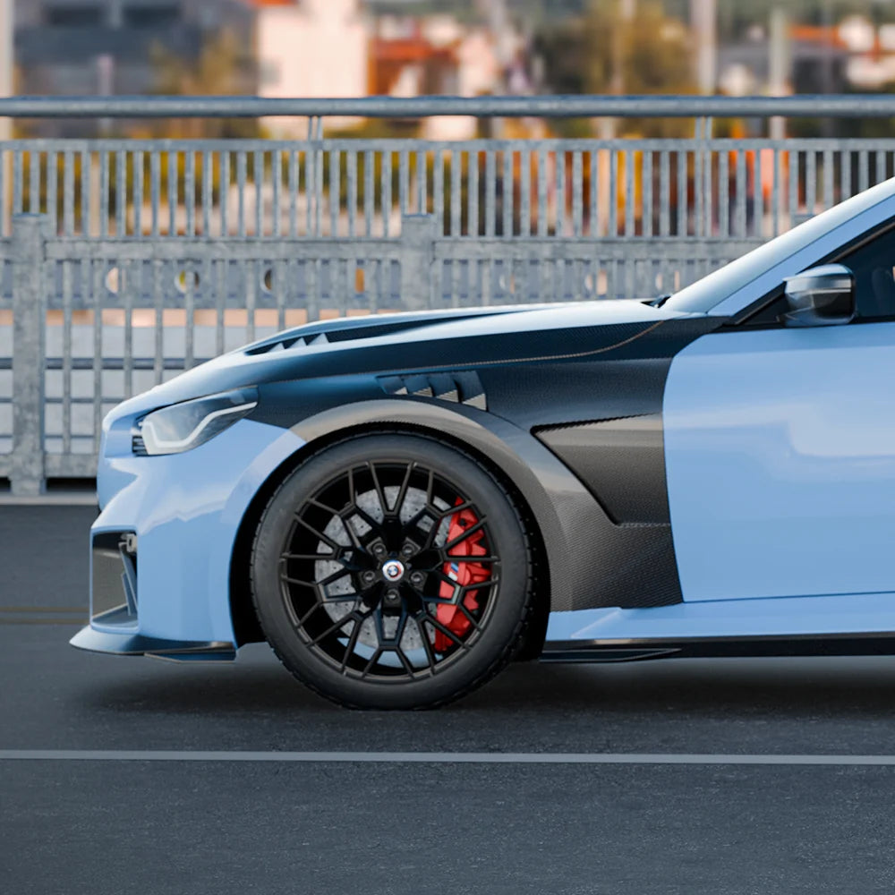 SOOQOO BMW M2 G87 Side Fenders In Prepreg Carbon Fiber