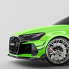 SOOQOO AUDI RS3 8Y Facelift Front Canards In Prepreg Carbon Fiber