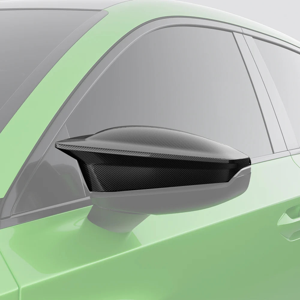 SOOQOO AUDI RS3 8Y Mirror Caps In Prepreg Carbon Fiber