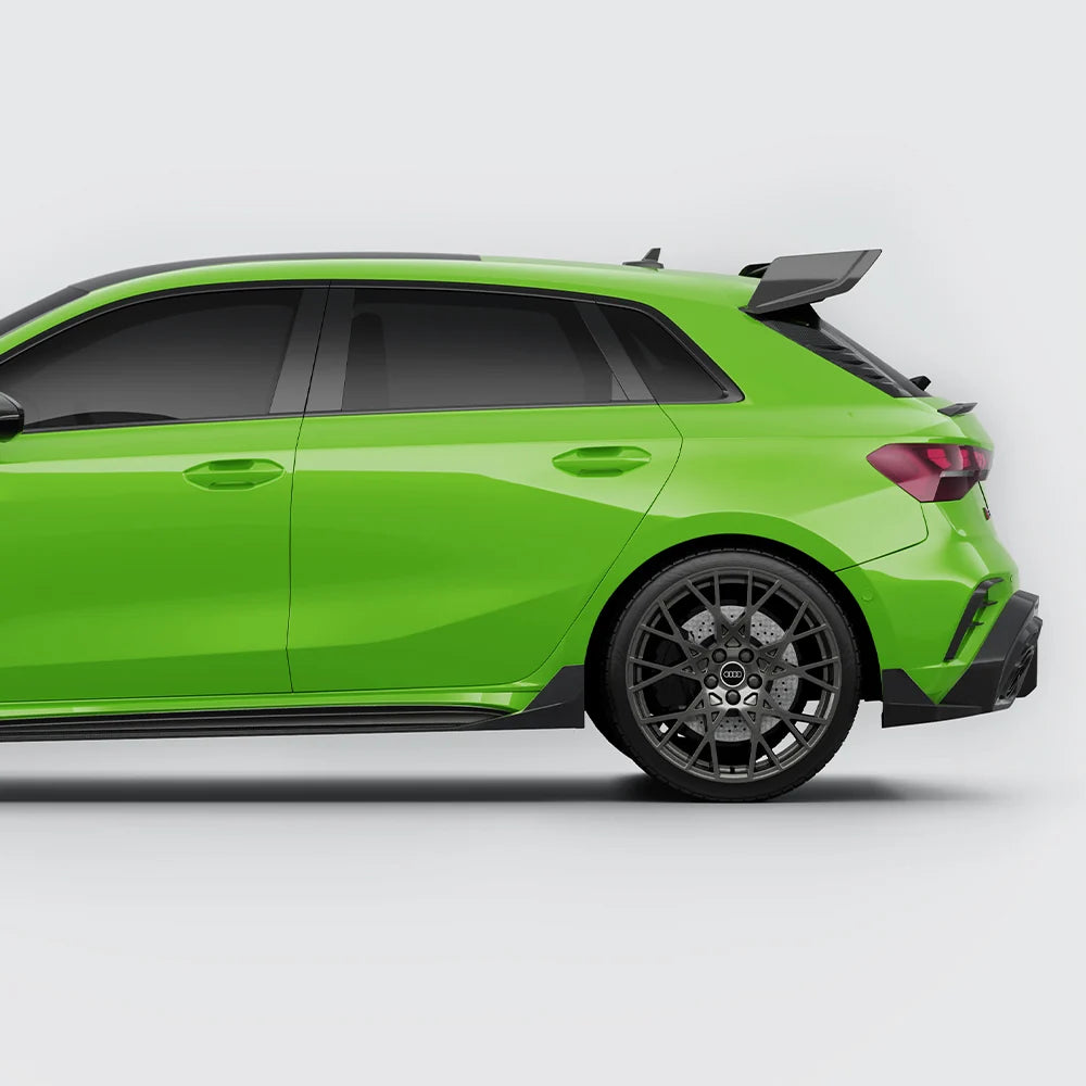 SOOQOO AUDI RS3 8Y Side Skirt In Prepreg Carbon Fiber