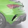 SOOQOO AUDI RS3 8Y Facelift Rear Bumper Inserts In Prepreg Carbon Fiber