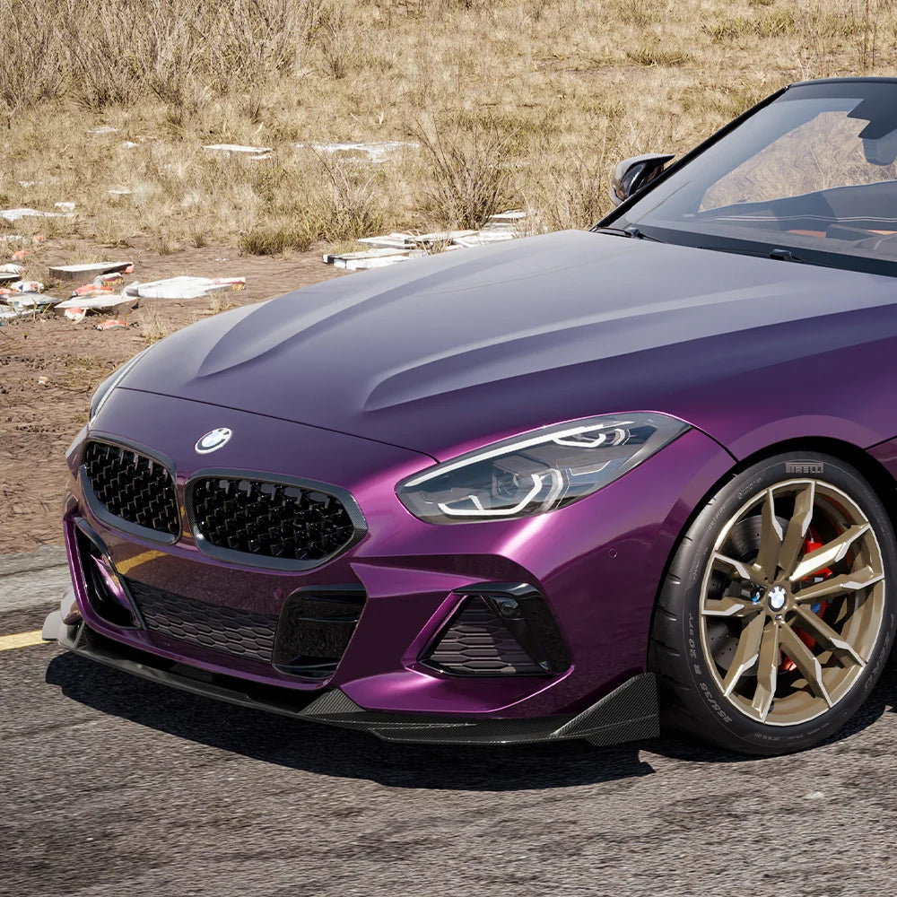 SOOQOO BMW Z4 G29 Front Lip In Prepreg Carbon Fiber