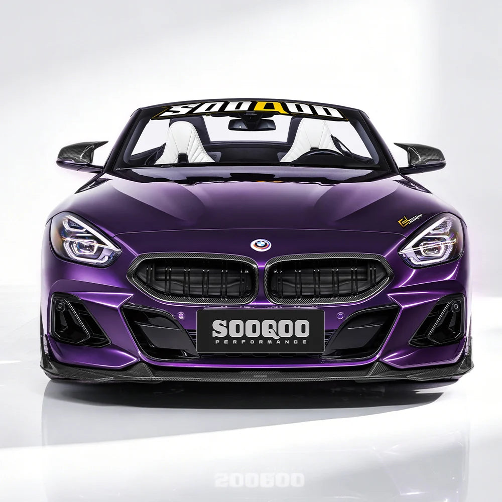 SOOQOO BMW Z4 G29 Front Lip In Prepreg Carbon Fiber