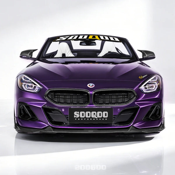SOOQOO BMW Z4 G29 Front Lip In Prepreg Carbon Fiber