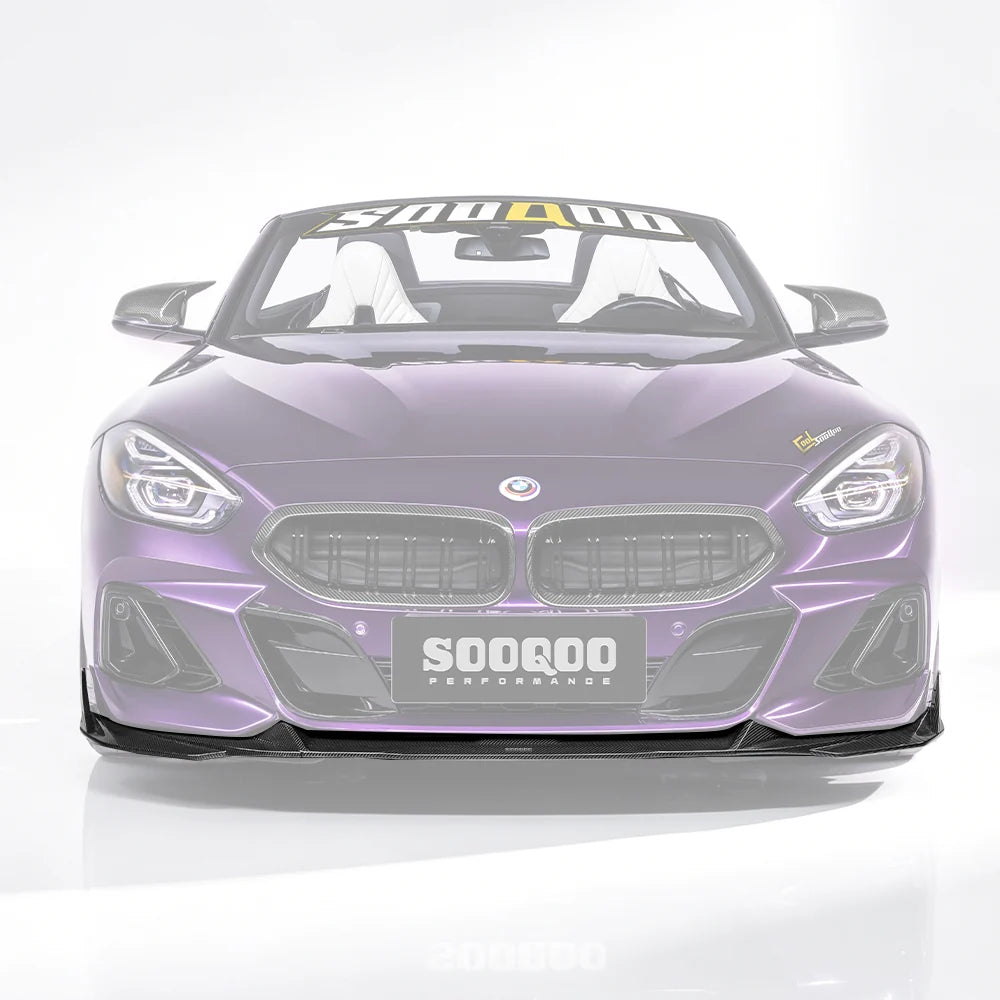 SOOQOO BMW Z4 G29 Front Lip In Prepreg Carbon Fiber