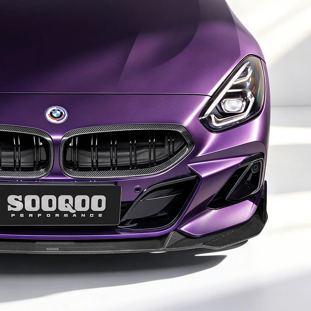 SOOQOO BMW Z4 G29 Front Lip In Prepreg Carbon Fiber