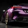 SOOQOO BMW Z4 G29 Rear Bumper Inserts In Prepreg Carbon Fiber