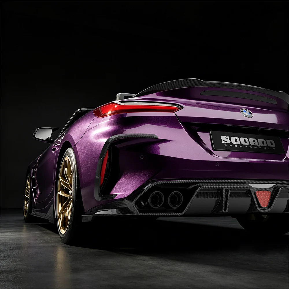 SOOQOO BMW Z4 G29 Rear Diffuser In Prepreg Carbon Fiber