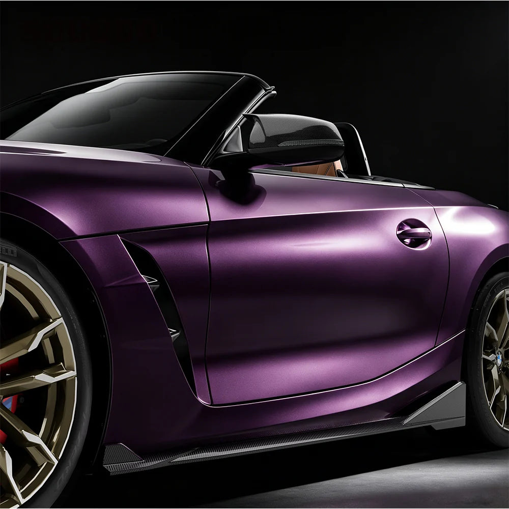 SOOQOO BMW Z4 G29 Side Skirt In Prepreg Carbon Fiber