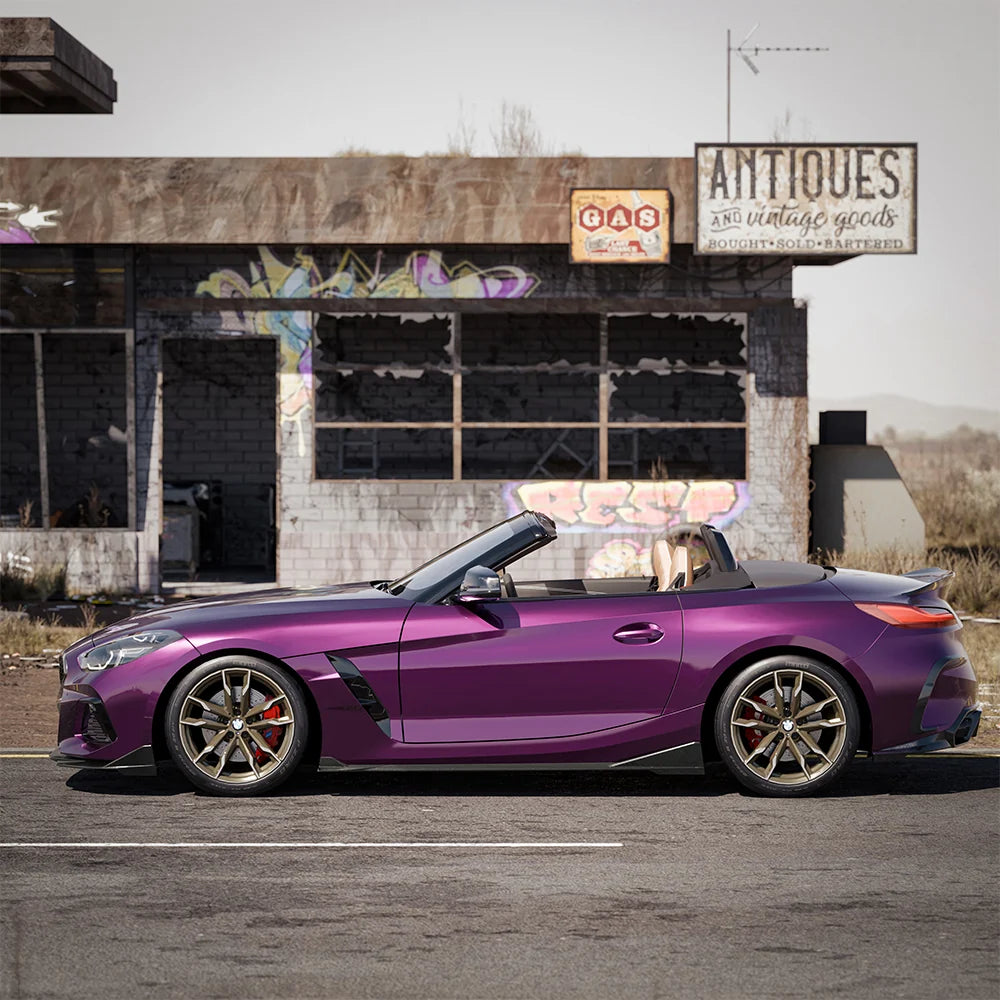 SOOQOO BMW Z4 G29 Side Skirt In Prepreg Carbon Fiber