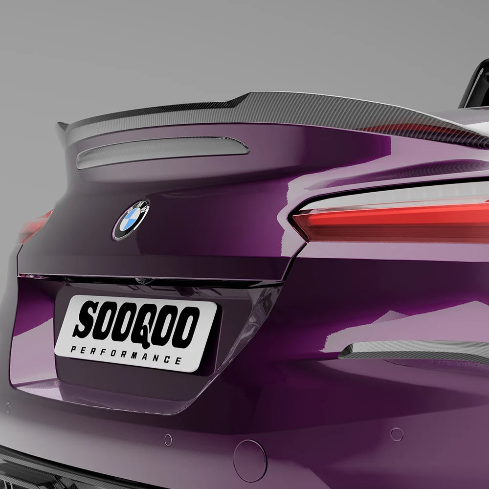 SOOQOO BMW Z4 G29 Rear Spoiler In Prepreg Carbon Fiber