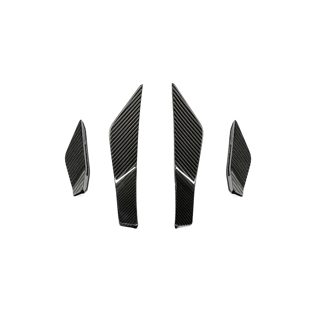 SOOQOO AUDI RS3 8Y Facelift Front Canards In Prepreg Carbon Fiber