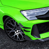 SOOQOO AUDI RS3 8Y Facelift Front Canards In Prepreg Carbon Fiber