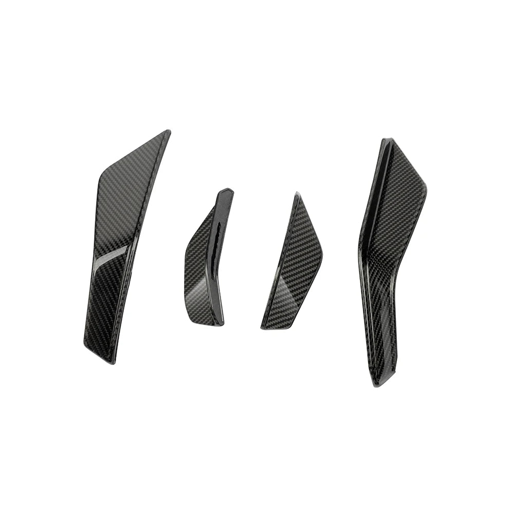 SOOQOO AUDI RS3 8Y Facelift Front Canards In Prepreg Carbon Fiber