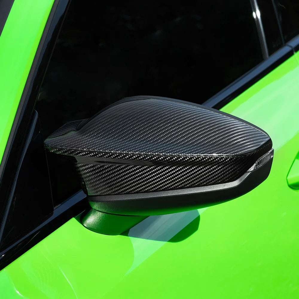 SOOQOO AUDI RS3 8Y Mirror Caps In Prepreg Carbon Fiber