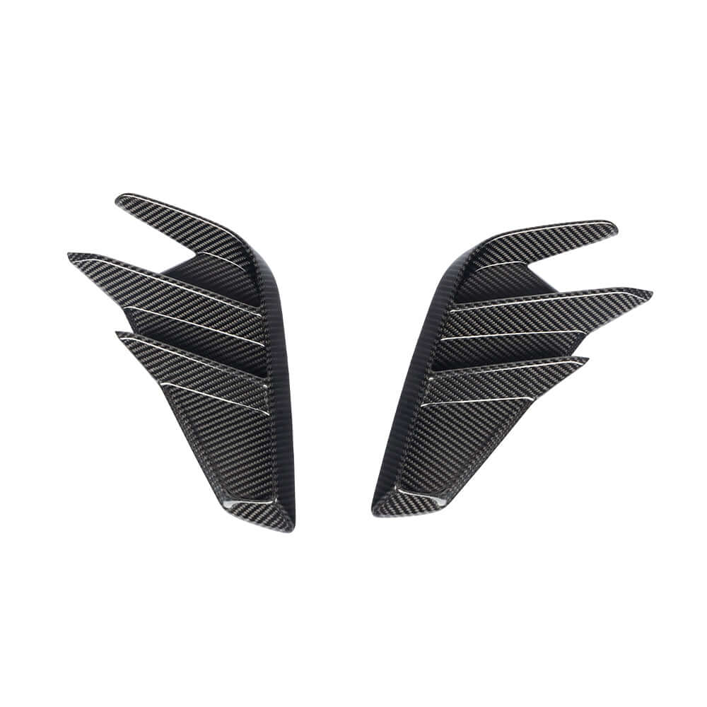 SOOQOO AUDI RS3 8Y Facelift Rear Bumper Inserts In Prepreg Carbon Fiber