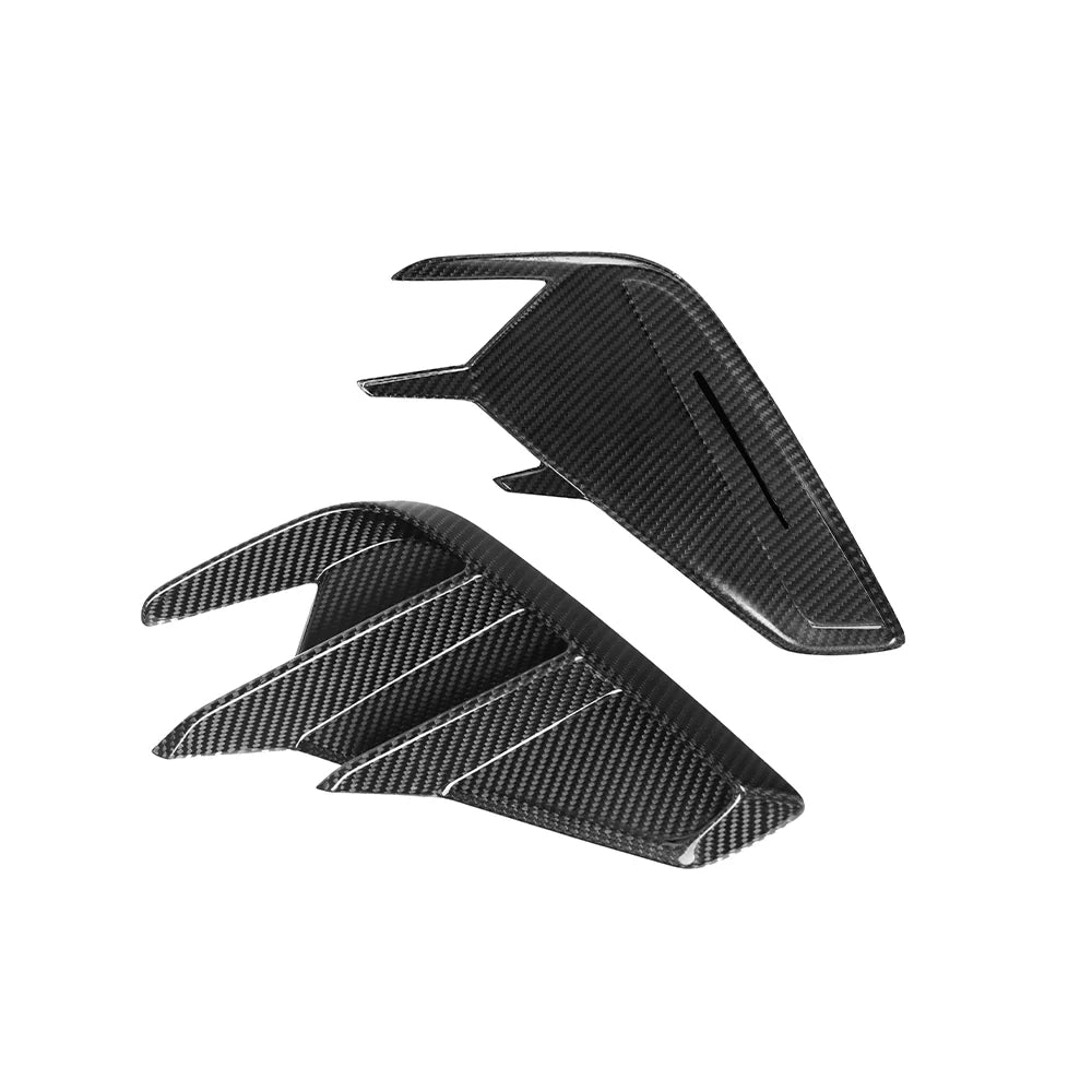 SOOQOO AUDI RS3 8Y Facelift Rear Bumper Inserts In Prepreg Carbon Fiber