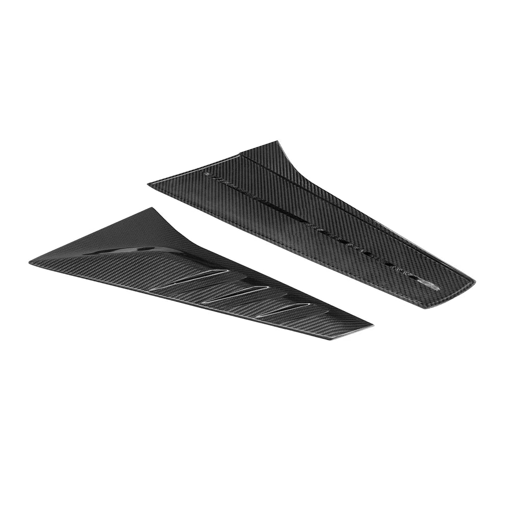 SOOQOO AUDI RS3 8Y Rear Window Fins In Prepreg Carbon Fiber