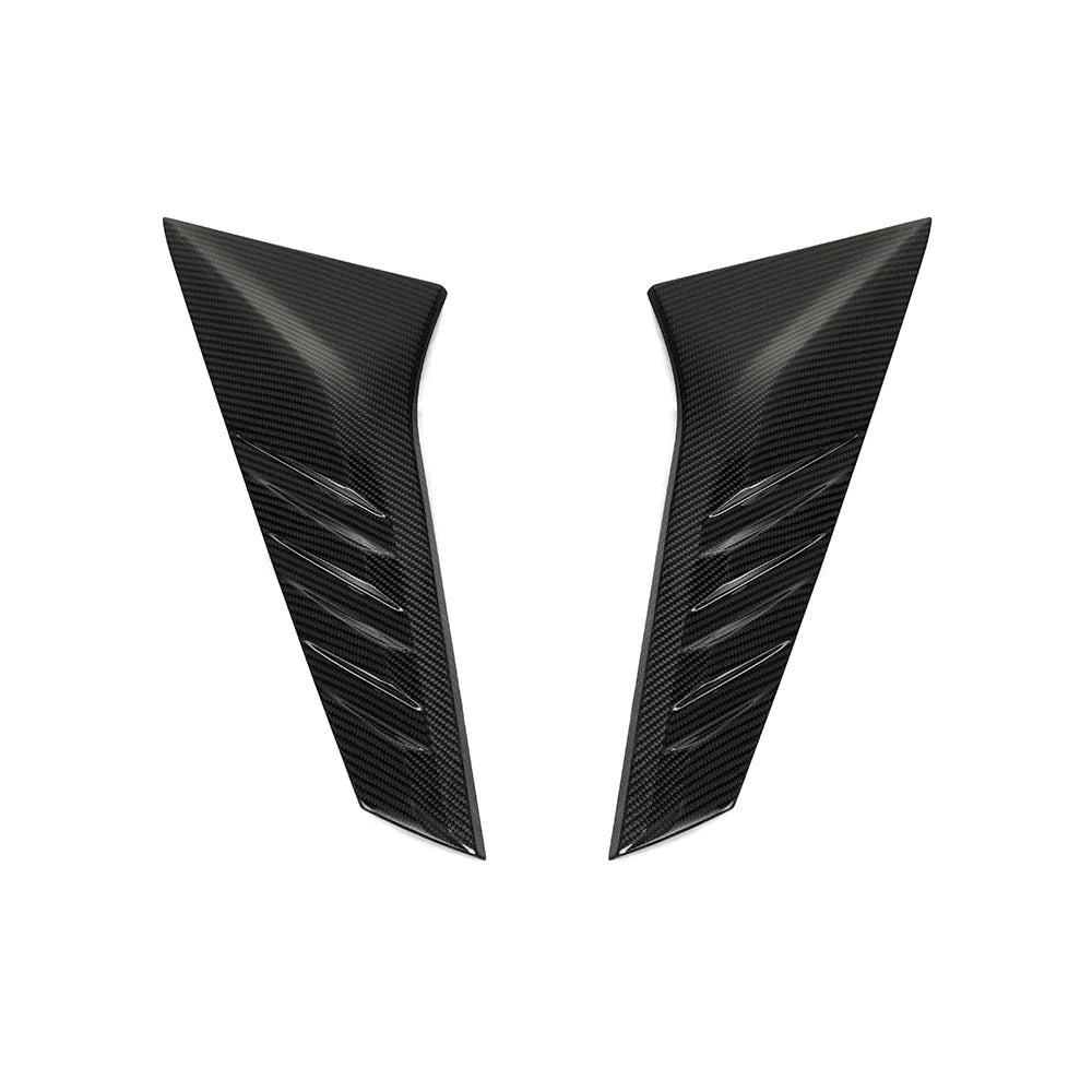 SOOQOO AUDI RS3 8Y Rear Window Fins In Prepreg Carbon Fiber