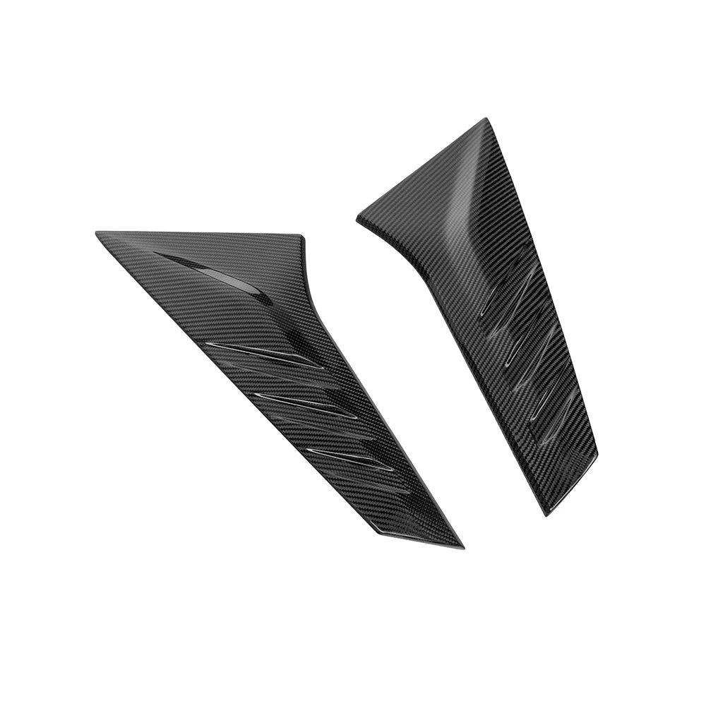 SOOQOO AUDI RS3 8Y Rear Window Fins In Prepreg Carbon Fiber