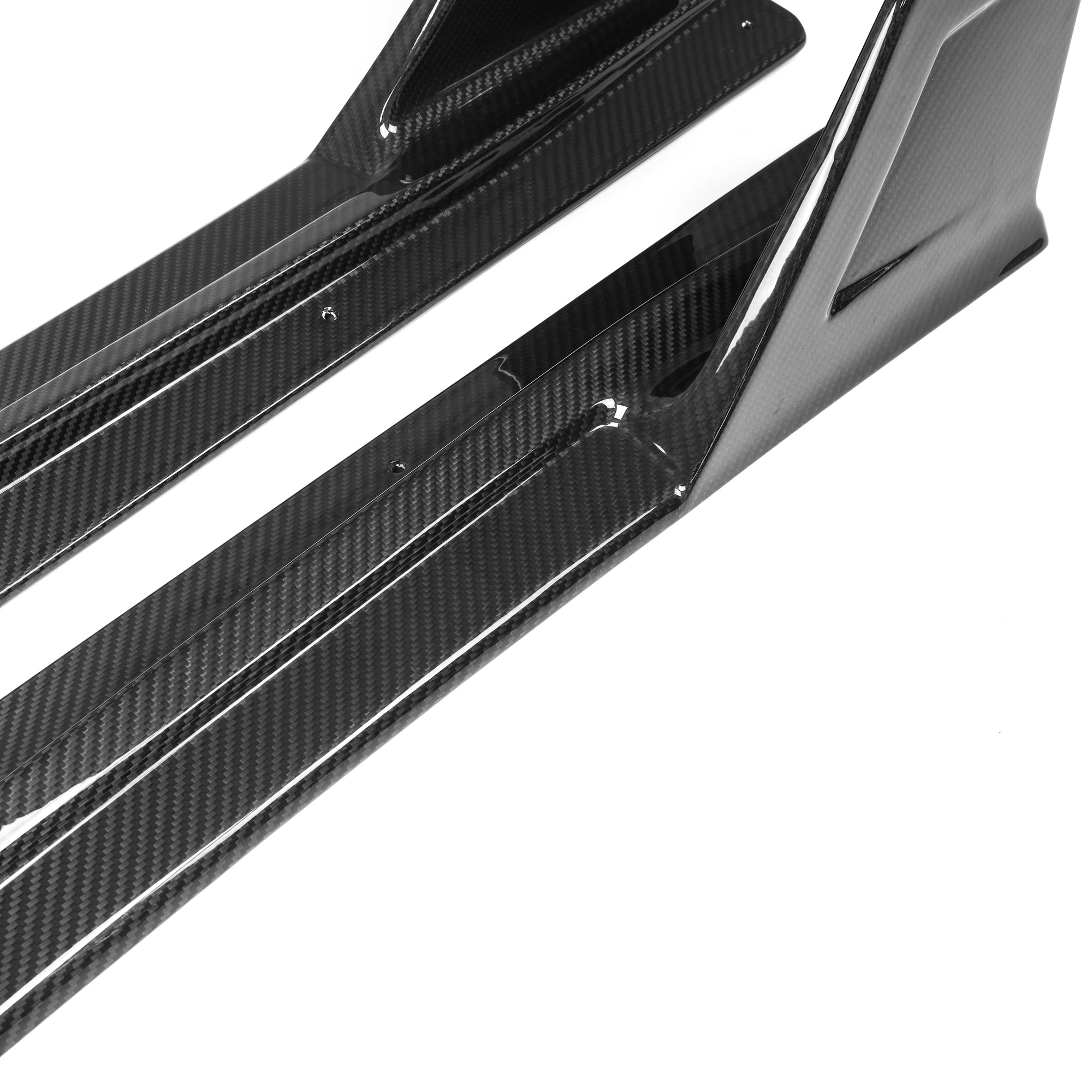 BMW G87 M2 Dry Carbon Fiber AE Style Side Skirts