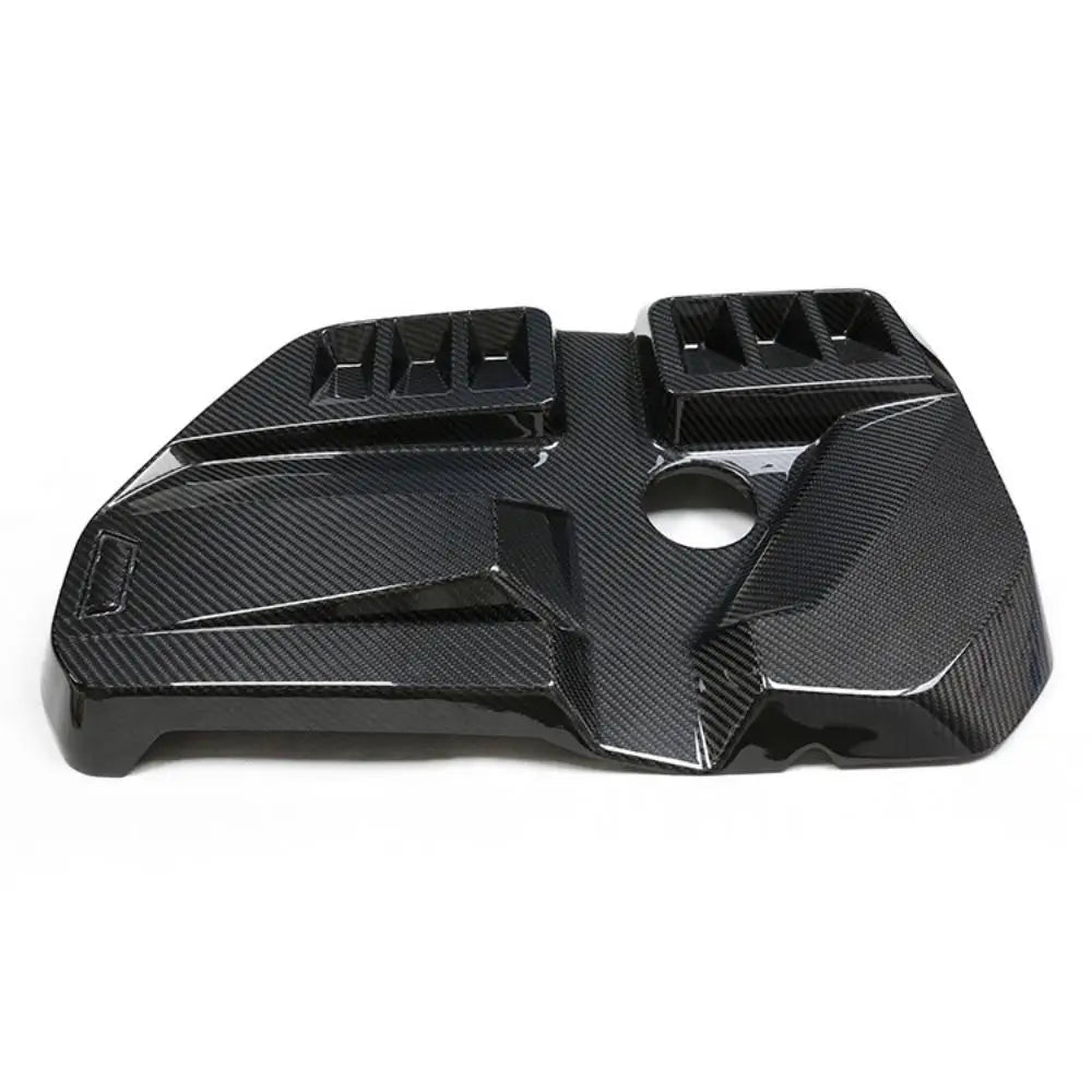 BMW G8X Genuine Dry Carbon Fiber Engine Cover – Trim Set for Engine Bay