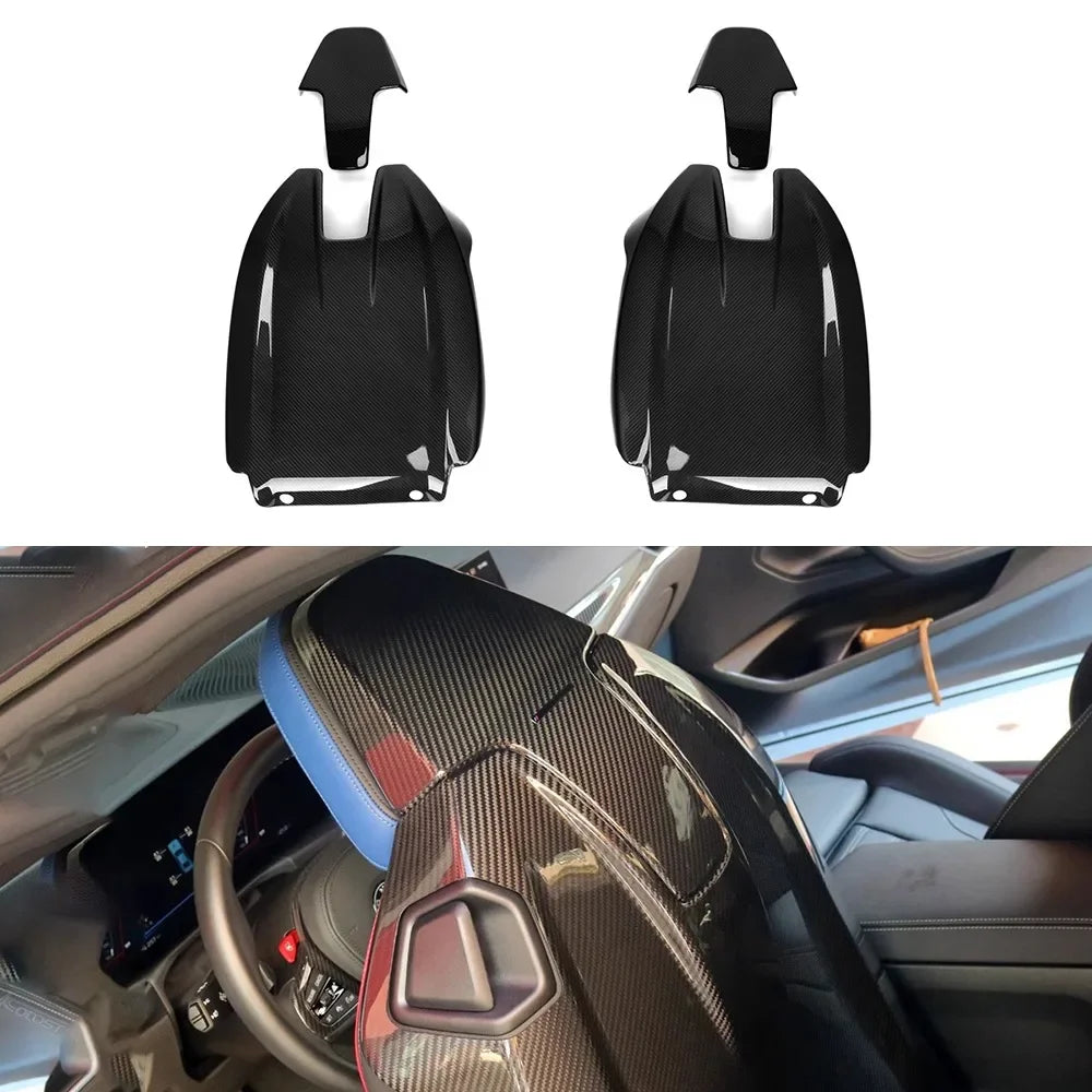 BMW G8X 2021+ Dry Carbon Fiber Seat Back Shell & Side Panels