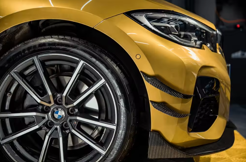 BMW 3 SERIES G20 PRE-LCI TK STYLE CARBON FIBER FRONT CANARDS