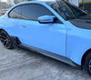 BMW M2 G87 Dry Carbon Fiber Side Skirt Extension