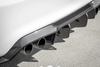 BMW M2 F87 V STYLE CARBON FIBER REAR DIFFUSER 3 PIECES