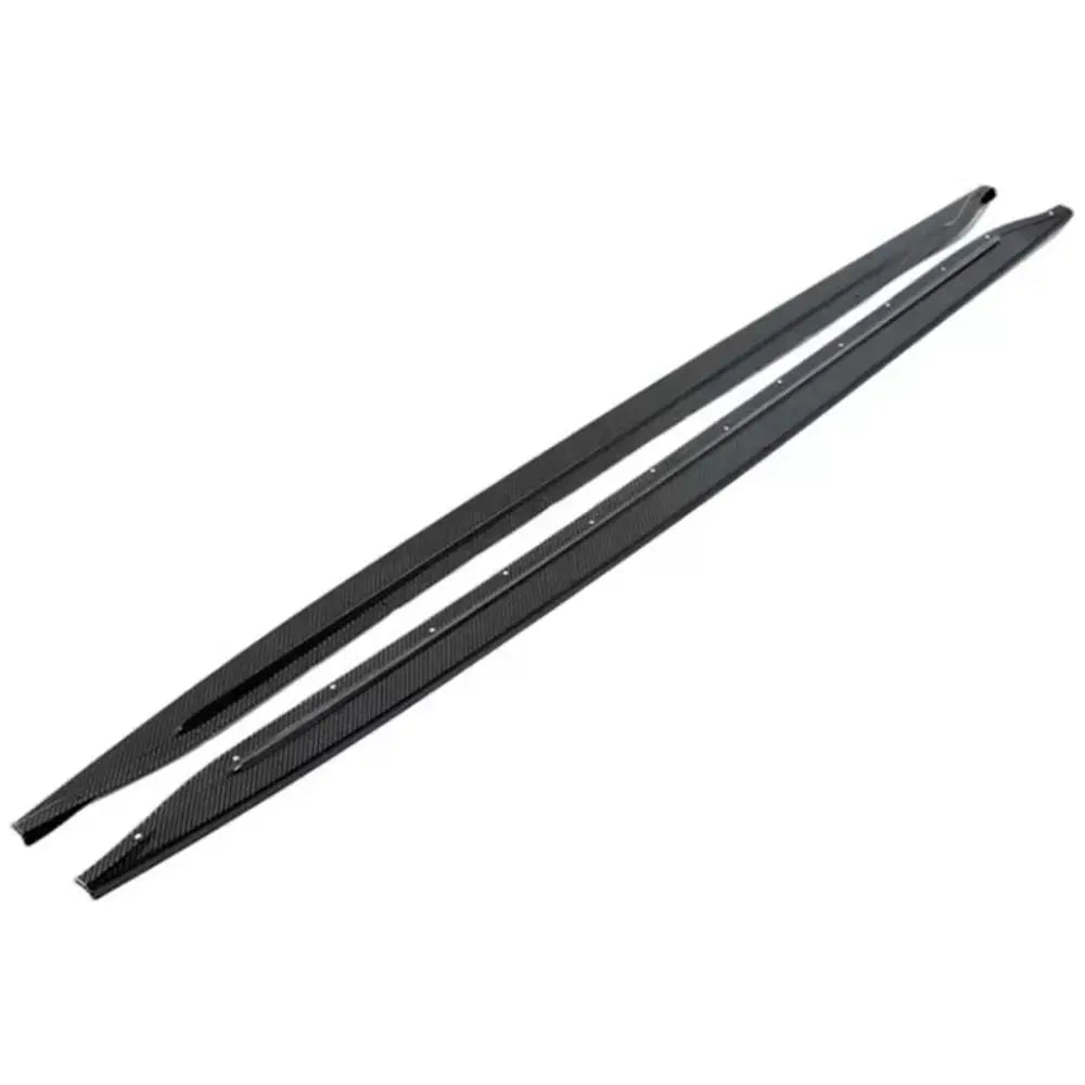 BMW G8X Dry Carbon Fiber Single-Sided Flat Side Skirts